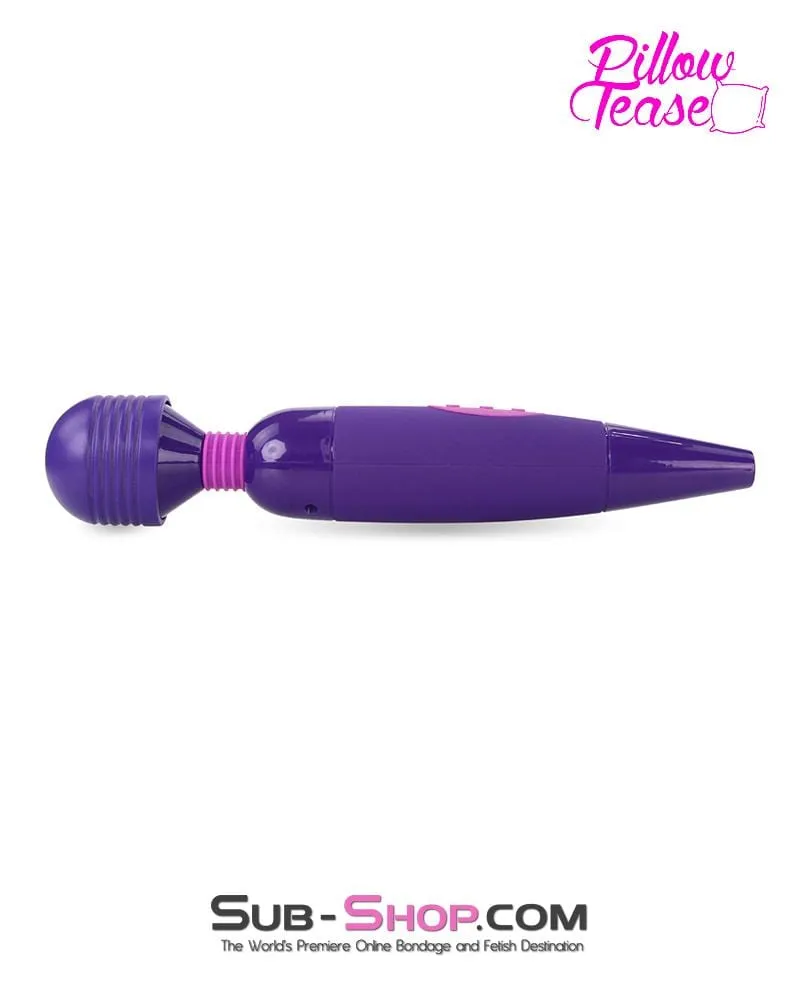 0691E      Purple Rechargeable 10 Function Vibrating Magic Wand