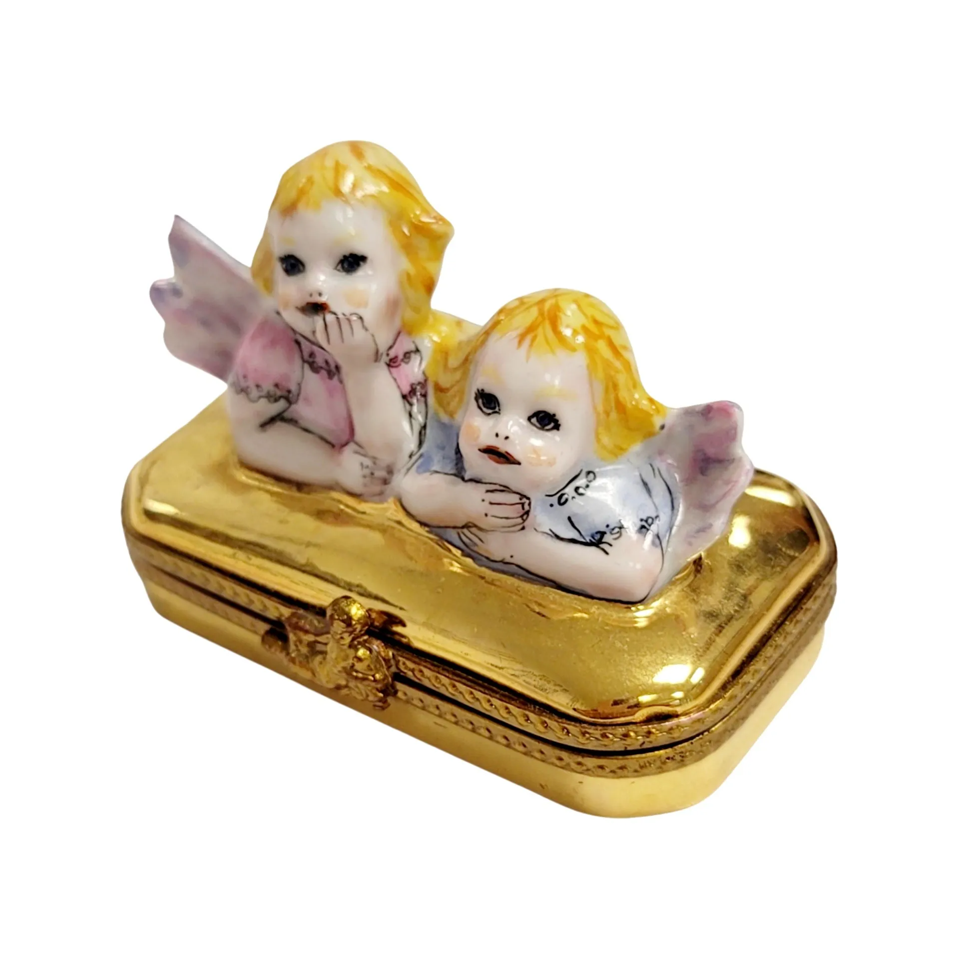2 Gold Cherubs