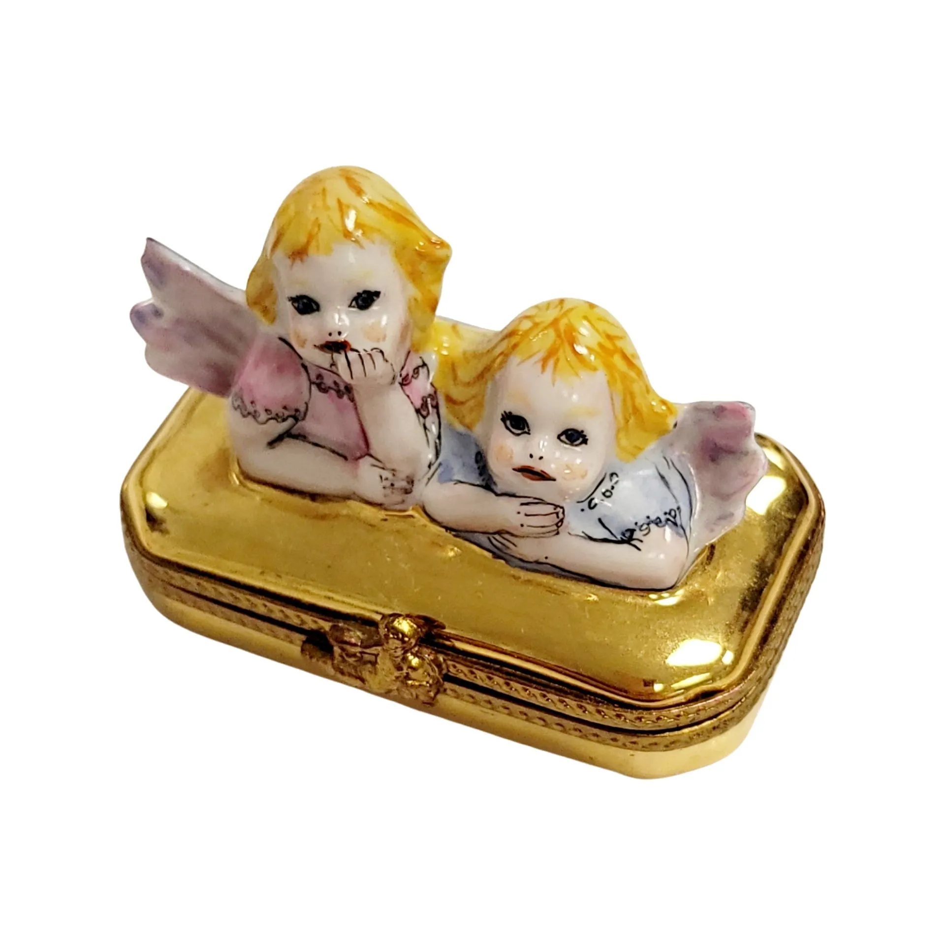 2 Gold Cherubs