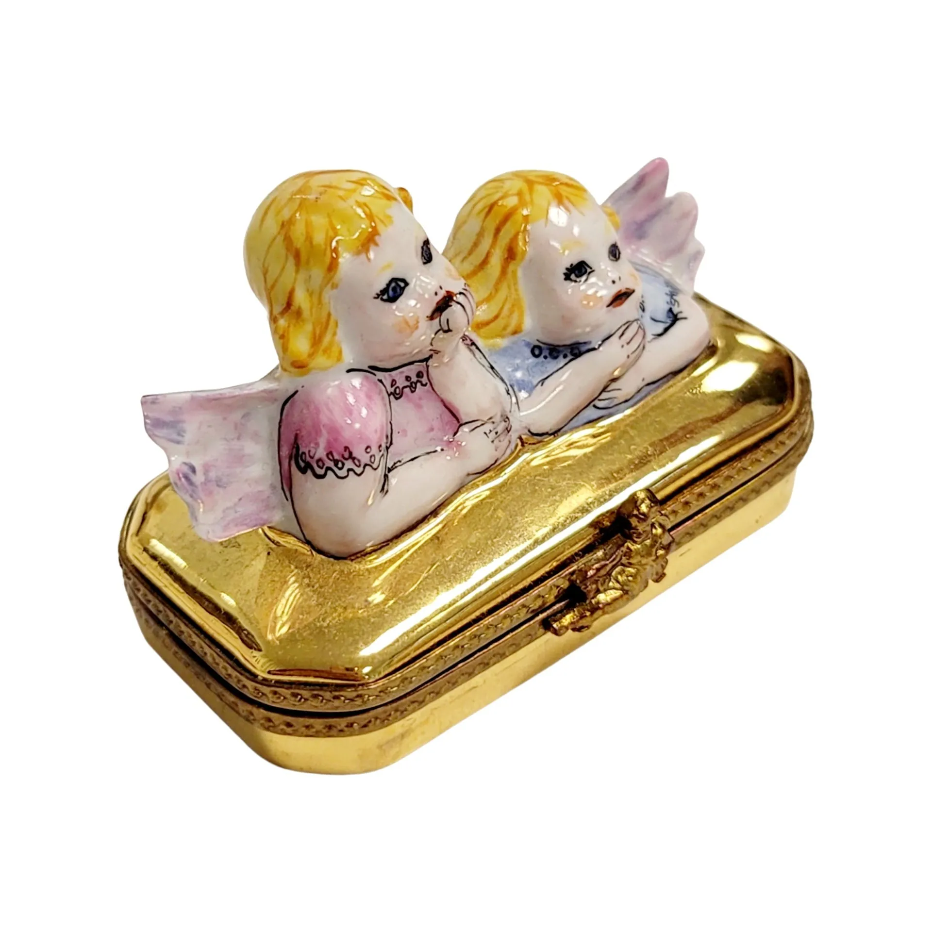 2 Gold Cherubs