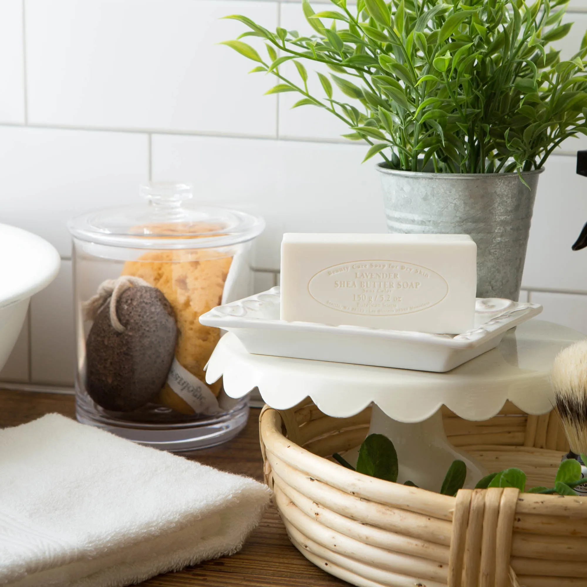 20% Shea Hand Hand Cut Soap - Lavender