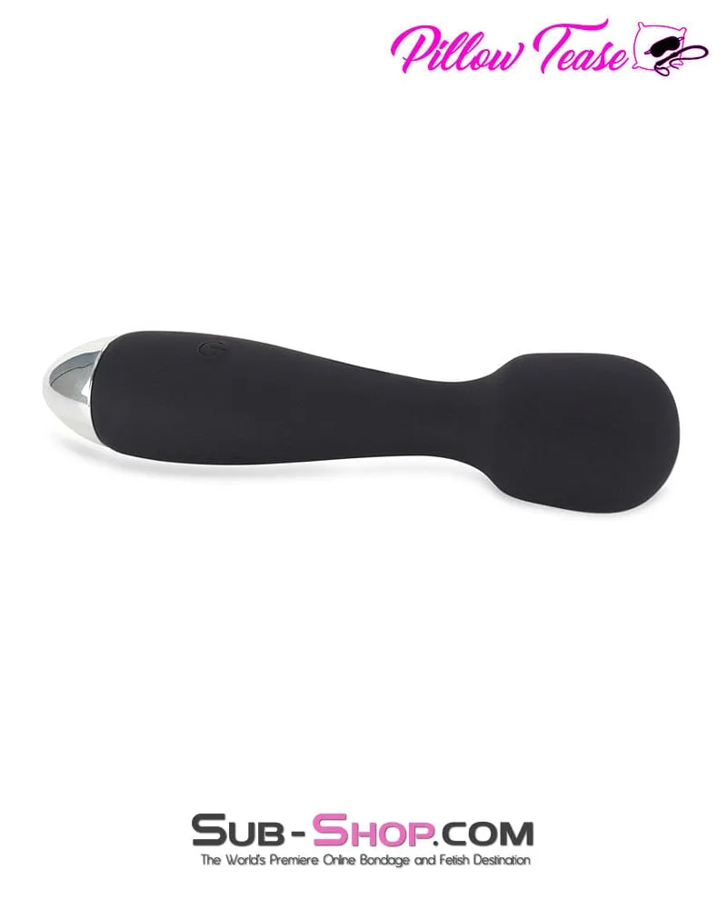 4476M      12 Function Waterproof Silicone Demi Wand Vibrator
