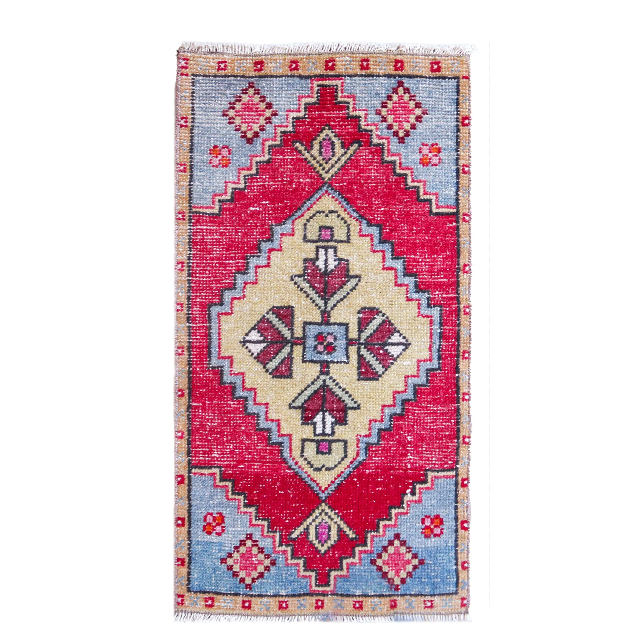 7240 Handwoven Vintage Rug 1'8x3