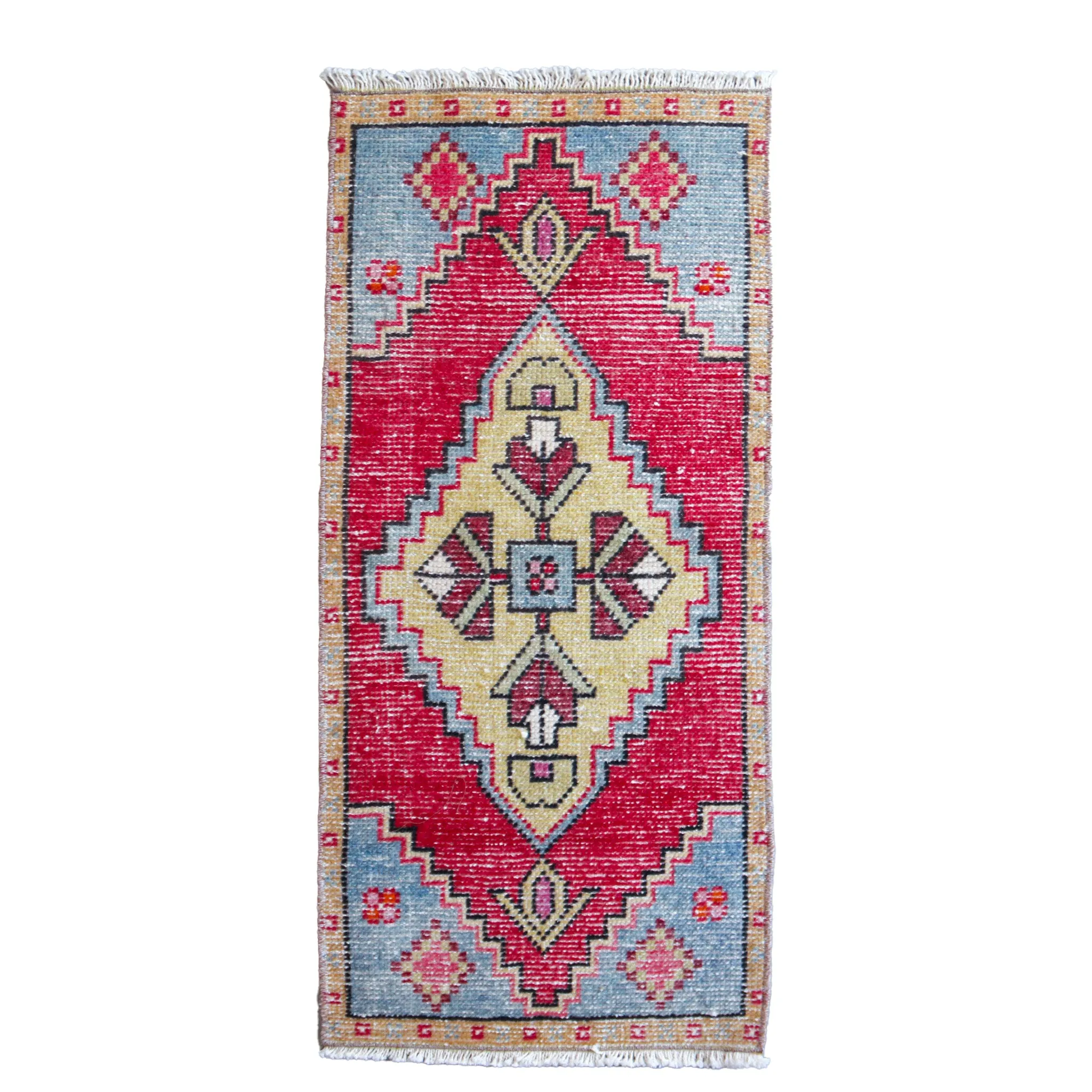 7241 Handwoven Vintage Rug 1'7x3'4
