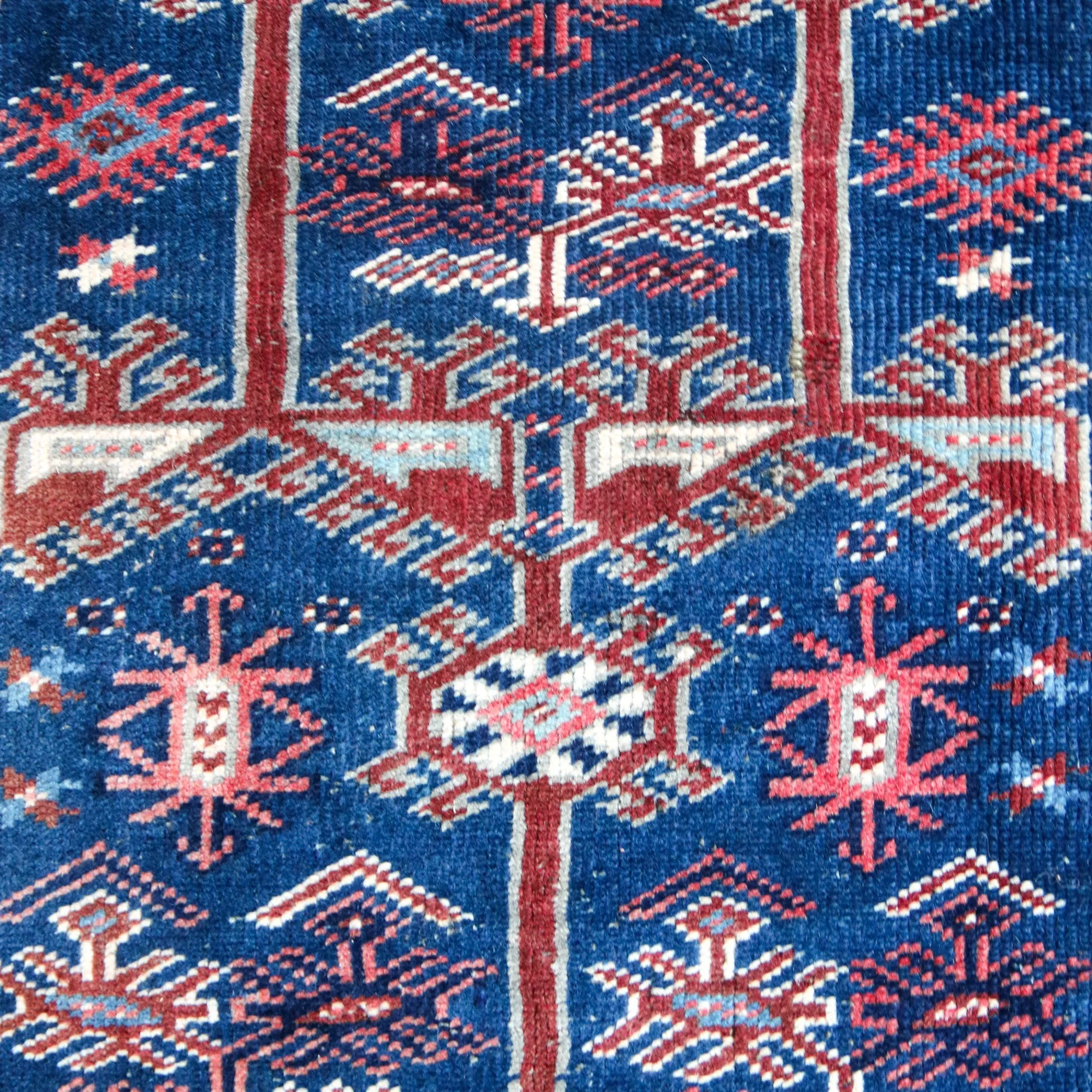 7255 Handwoven Vintage Rug 1'1x3'1