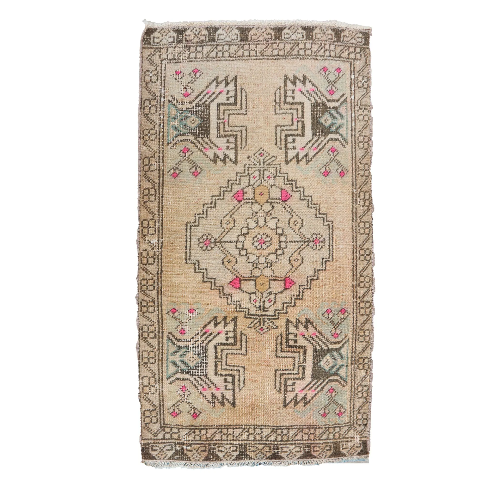 7328 Handwoven Vintage Rug 1’8x3'2