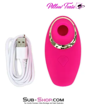 9940M      3 Function Sucking & Licking Waterproof Rechargeable Silicone Vibrator