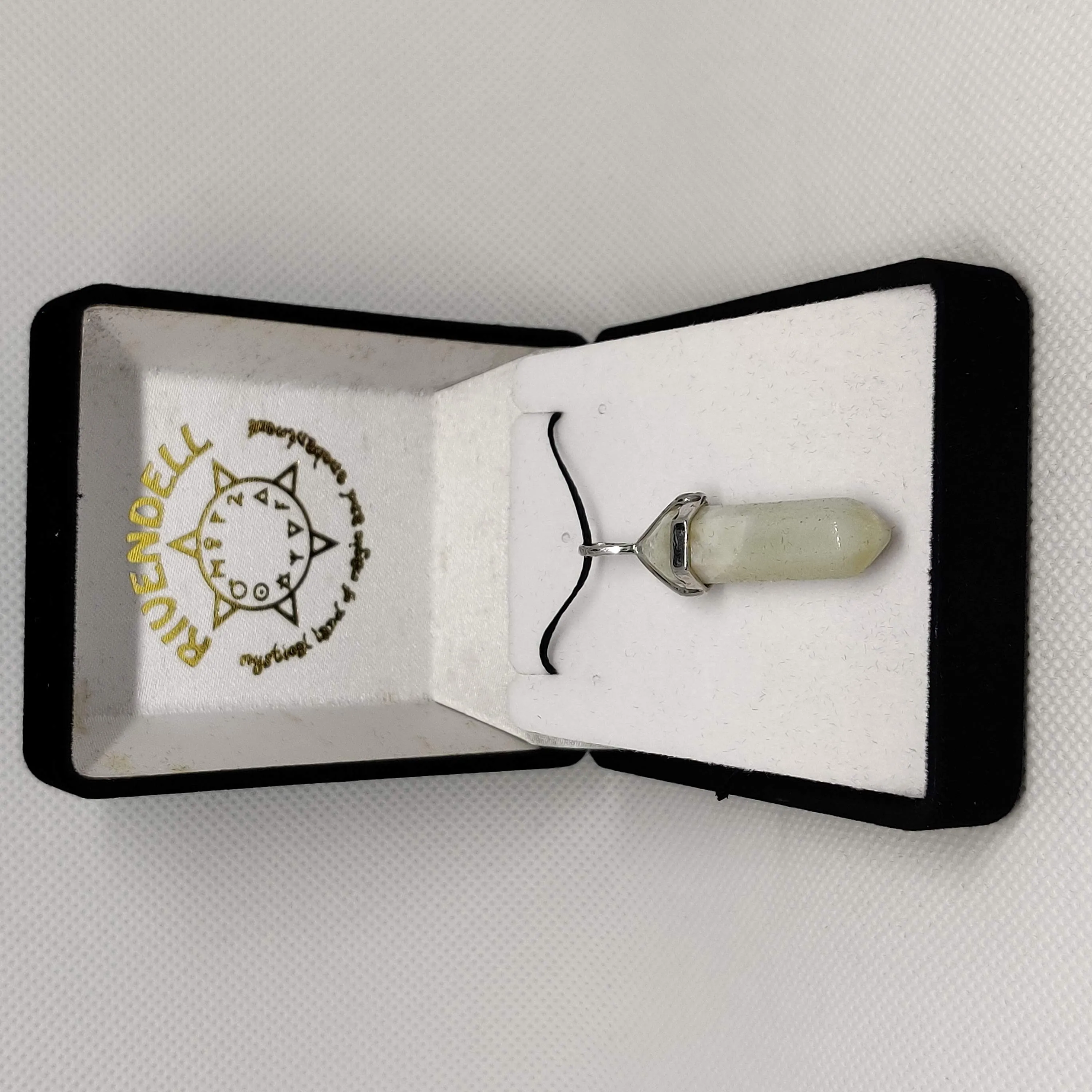 Amazonite Crystal Point Pendant