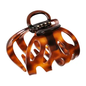 Amelie Plus Crystal Large Tortoiseshell Claw Clip