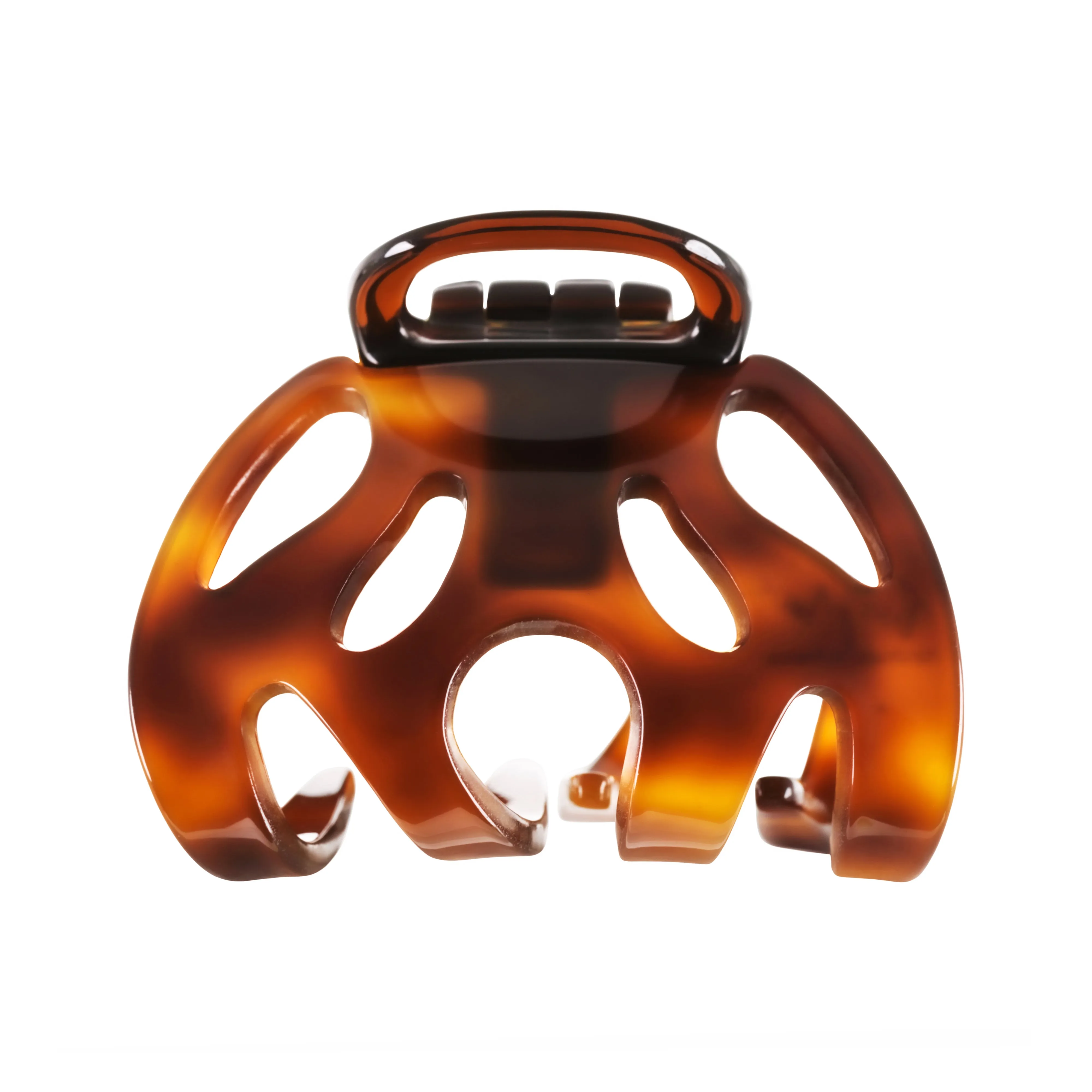 Amelie Plus Crystal Medium Tortoiseshell Claw Clip