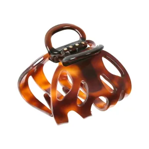 Amelie Plus Crystal Medium Tortoiseshell Claw Clip