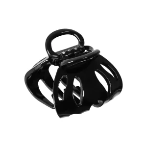 Amelie Plus Crystal Small Black Claw Clip