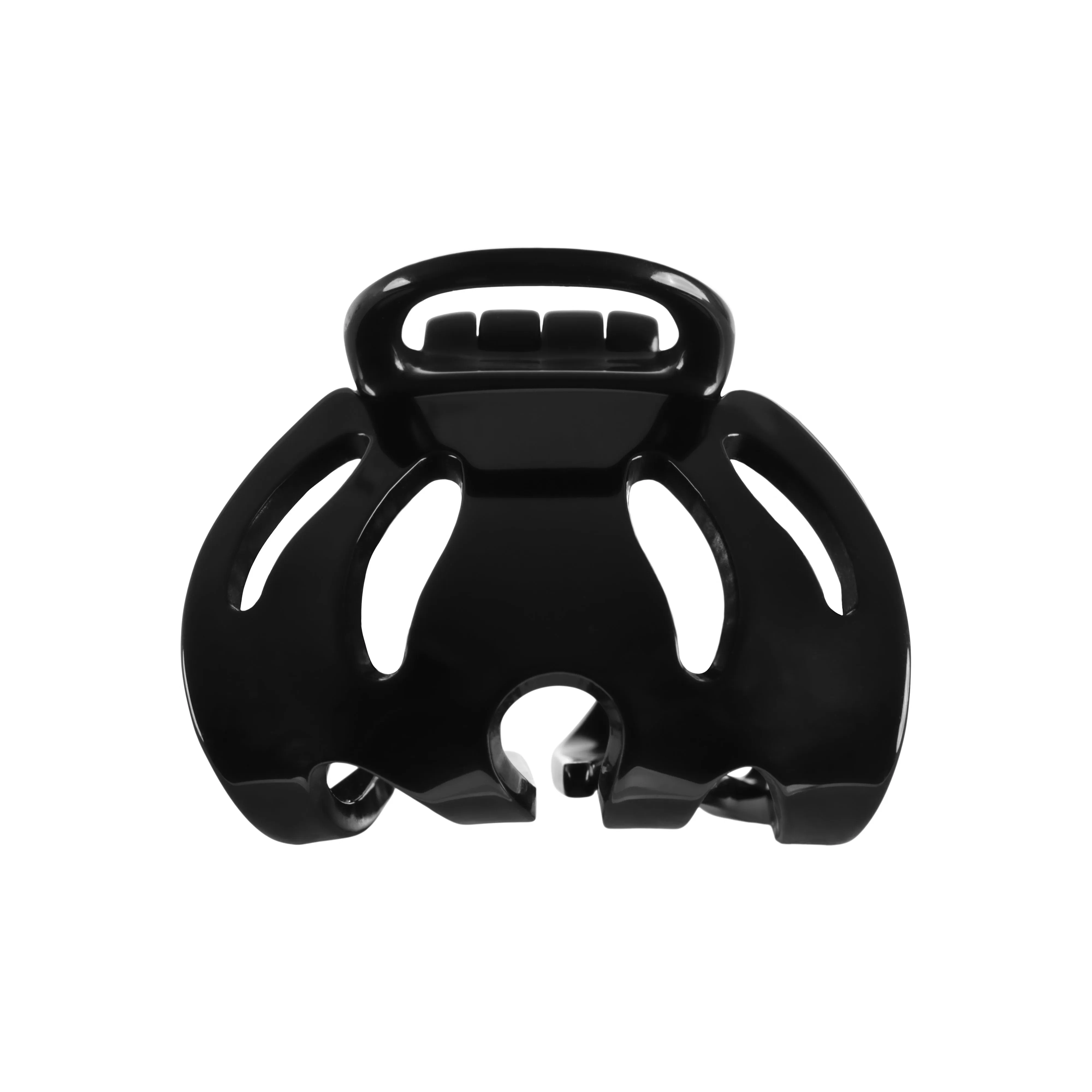 Amelie Plus Crystal Small Black Claw Clip