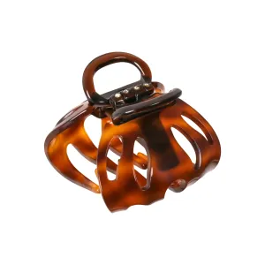 Amelie Plus Crystal Small Tortoiseshell Claw Clip