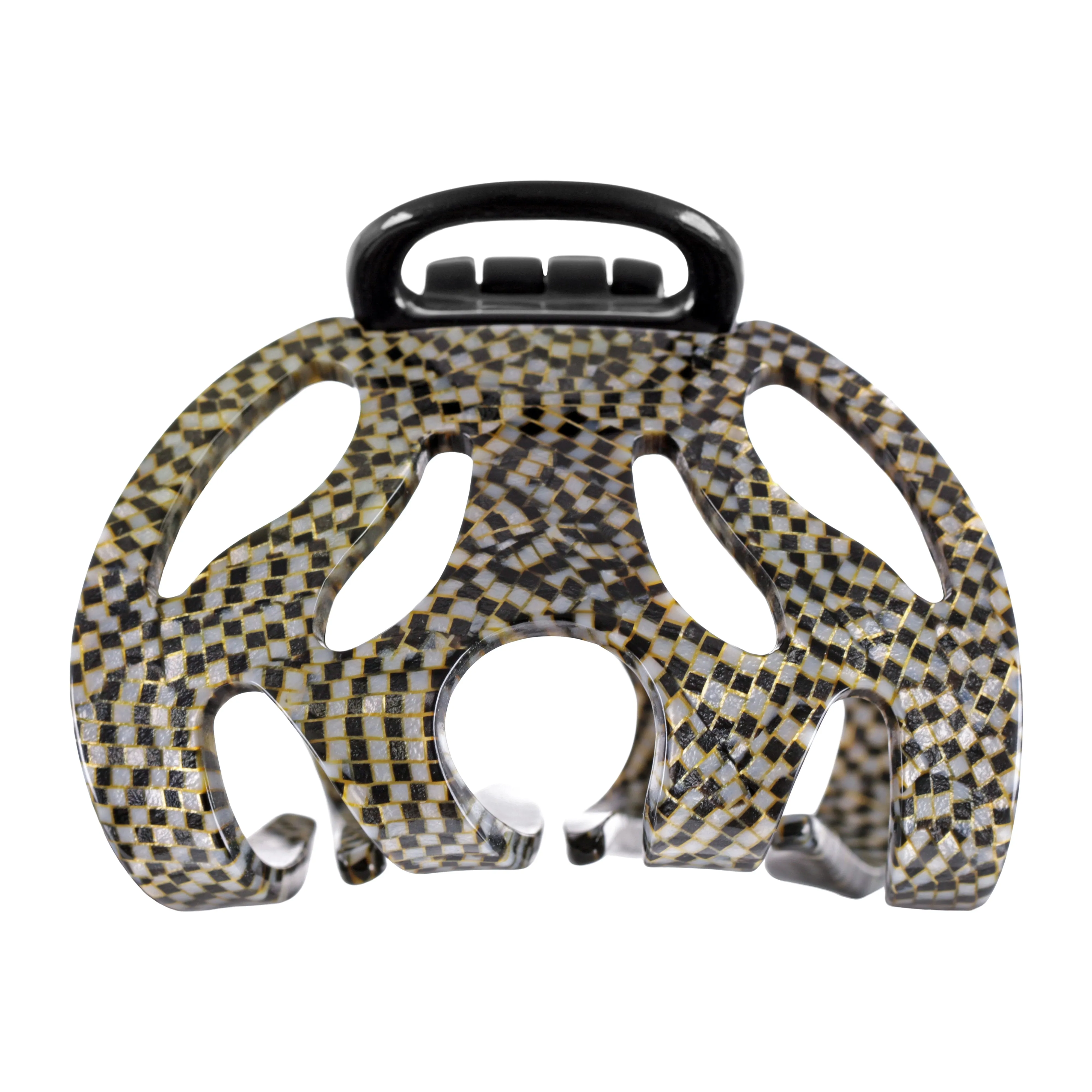 Amelie Plus Large Damier Claw Clip