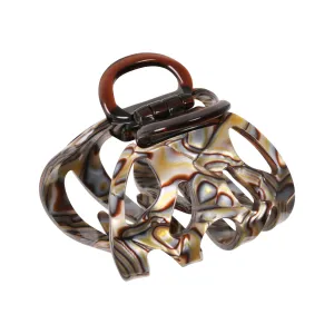 Amelie Plus Medium Onyx Claw Clip