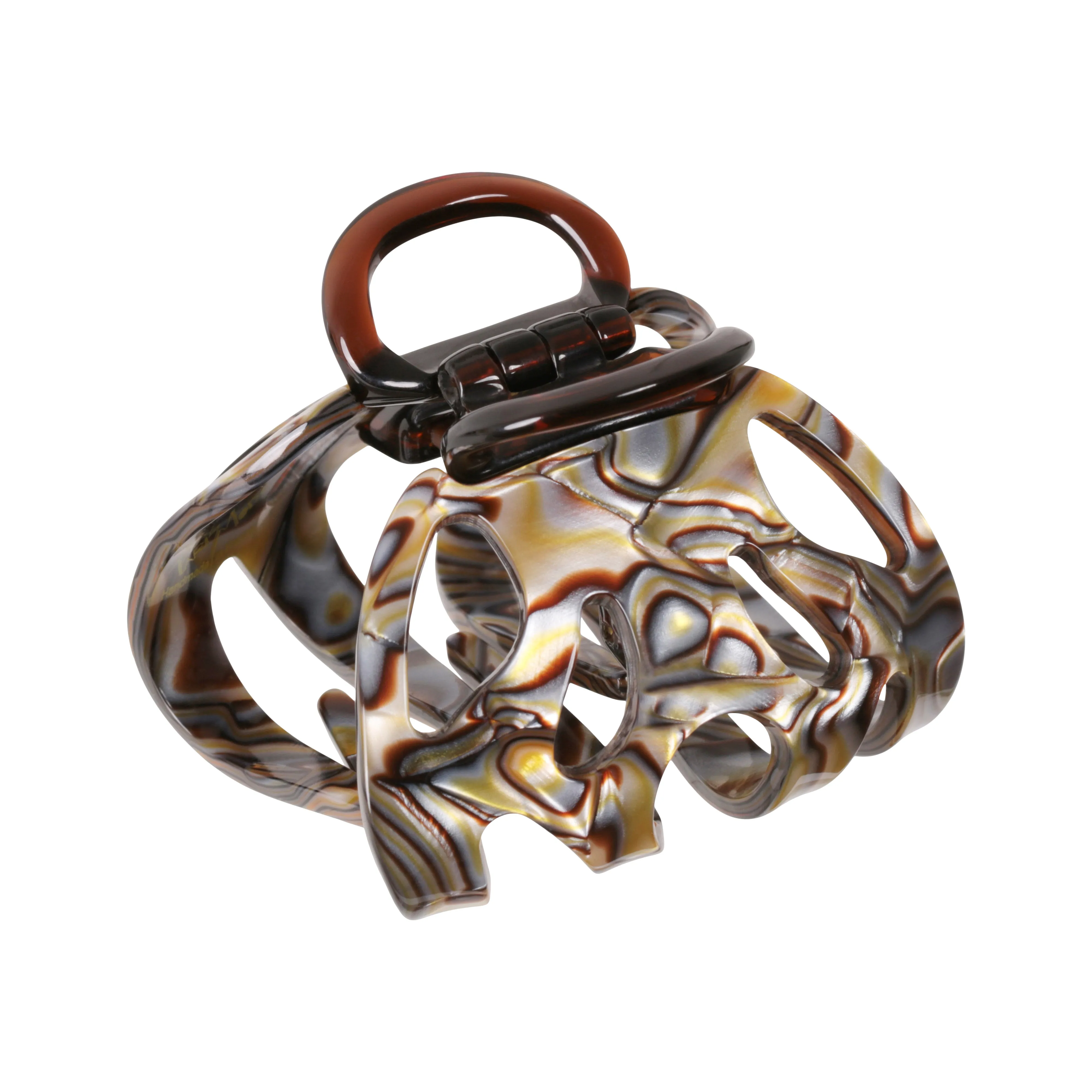Amelie Plus Medium Onyx Claw Clip
