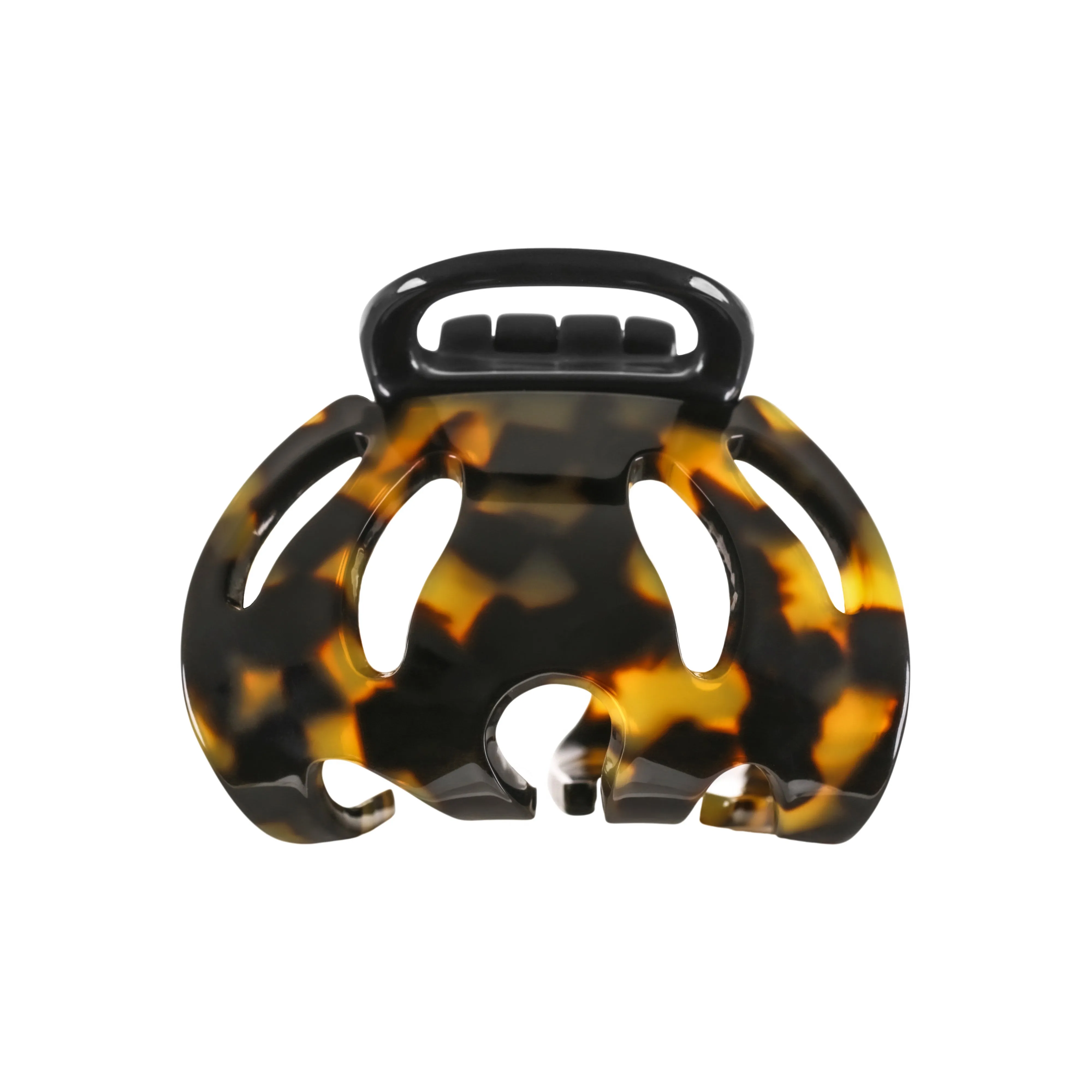 Amelie Plus Small Dark Tortoiseshell Claw Clip