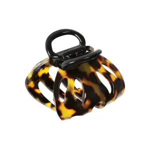 Amelie Plus Small Dark Tortoiseshell Claw Clip