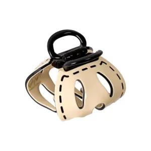 Amelie Plus Small Ivory Claw Clip