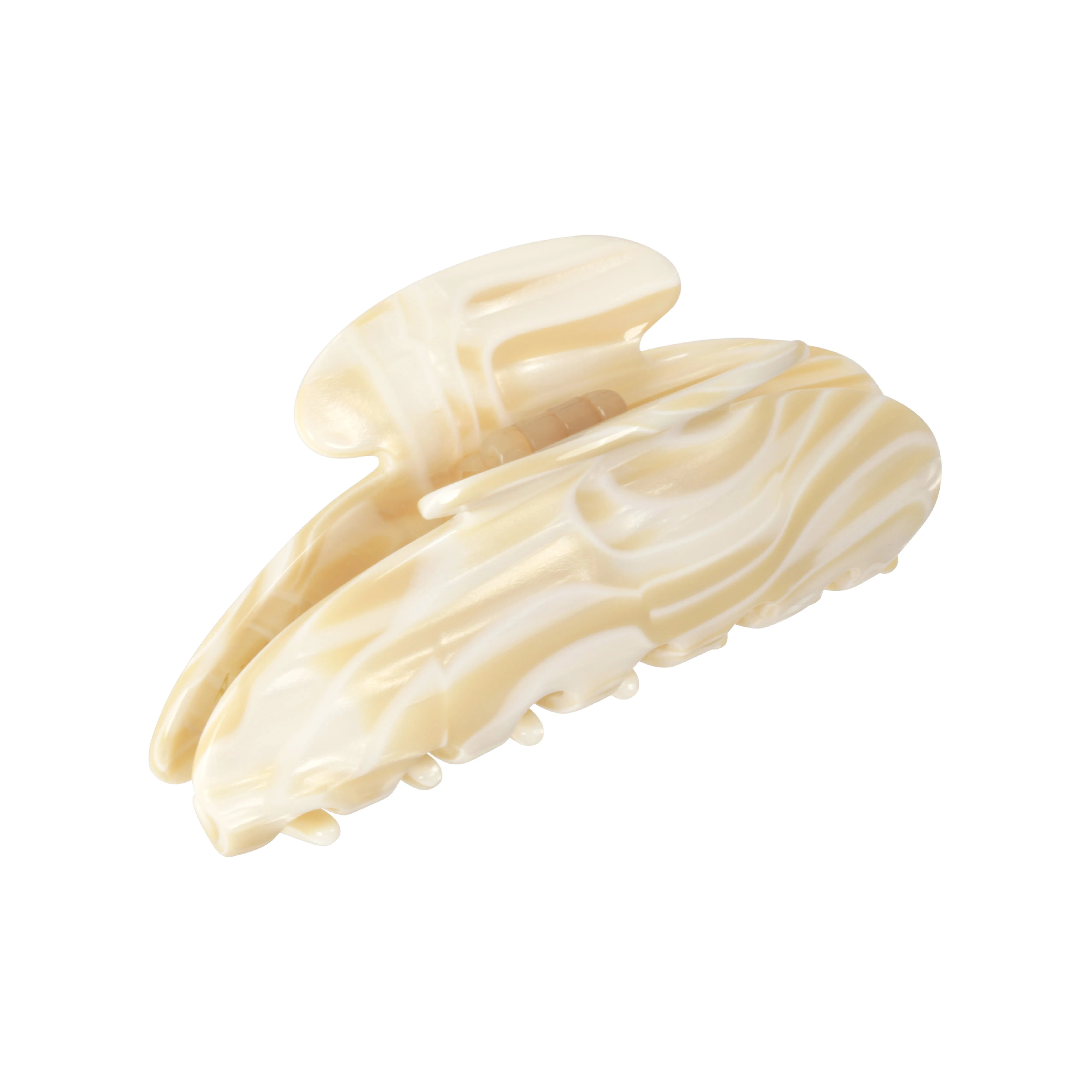 Amelie White Alba Claw Clip