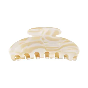 Amelie White Alba Claw Clip