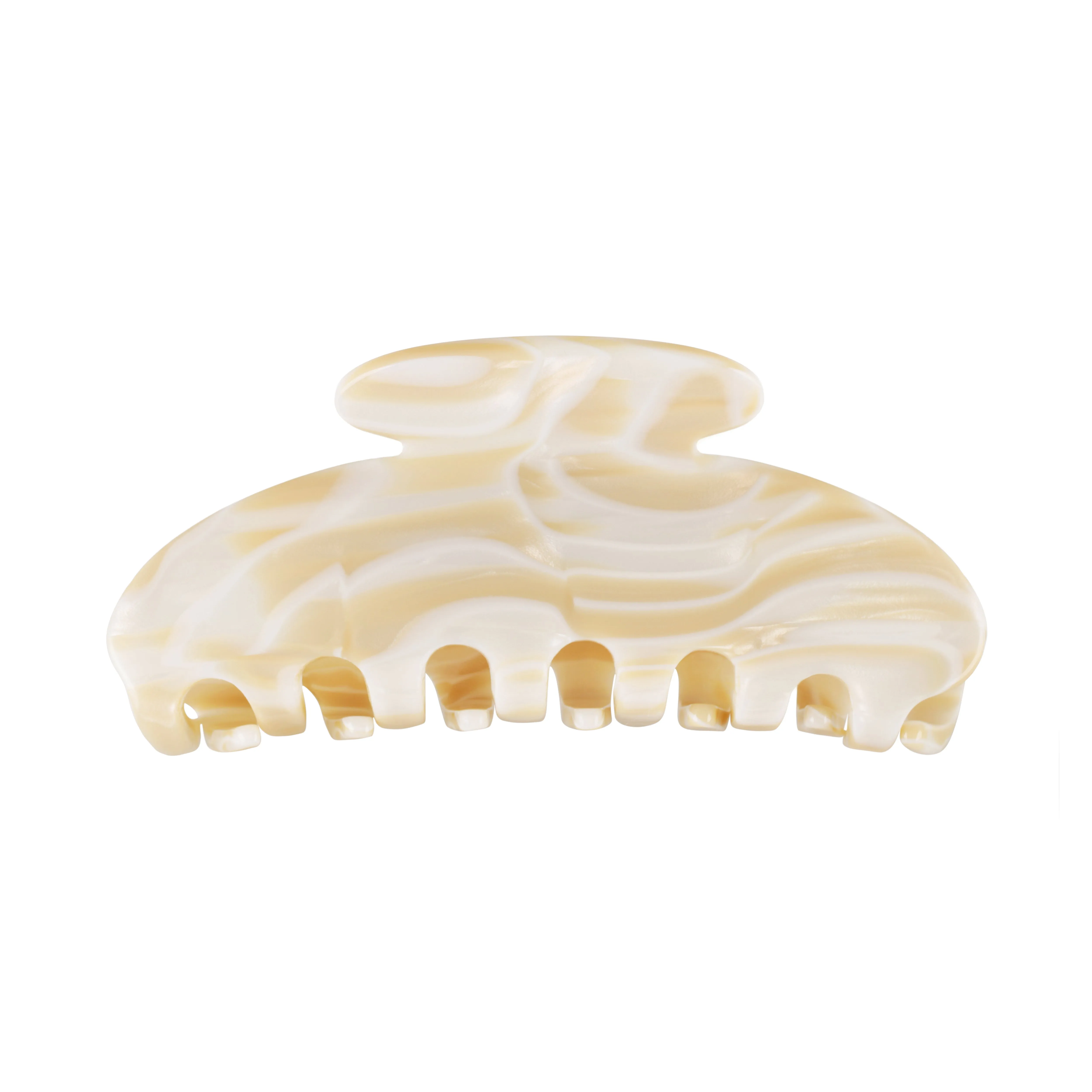Amelie White Alba Claw Clip