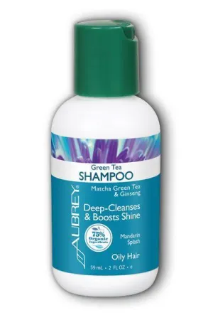 Aubrey Organics  -Green Tea Shampoo Travel Size 2oz