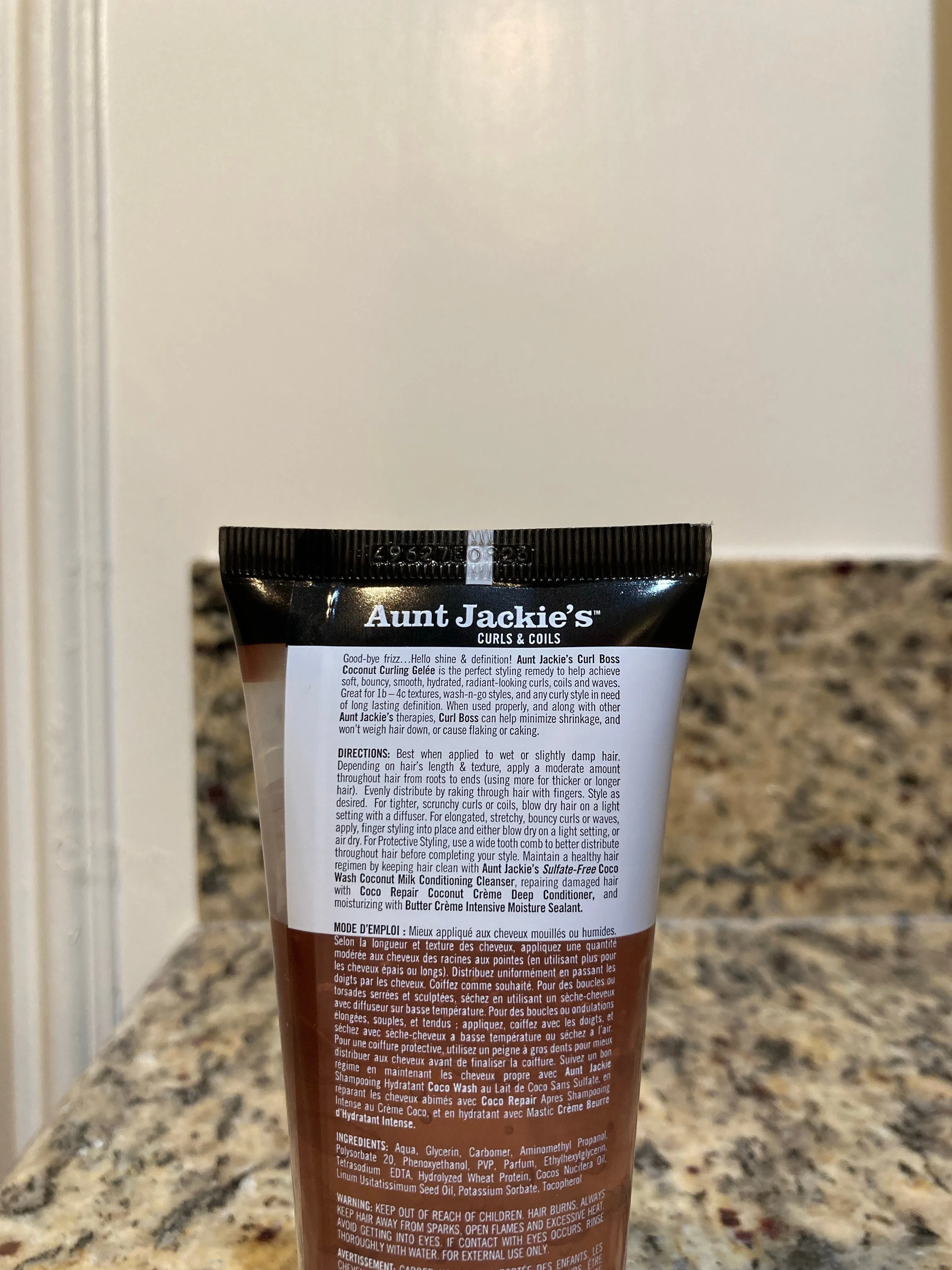 Aunt Jackie’s Travel Size Curl Boss Coconut Curling Gelée