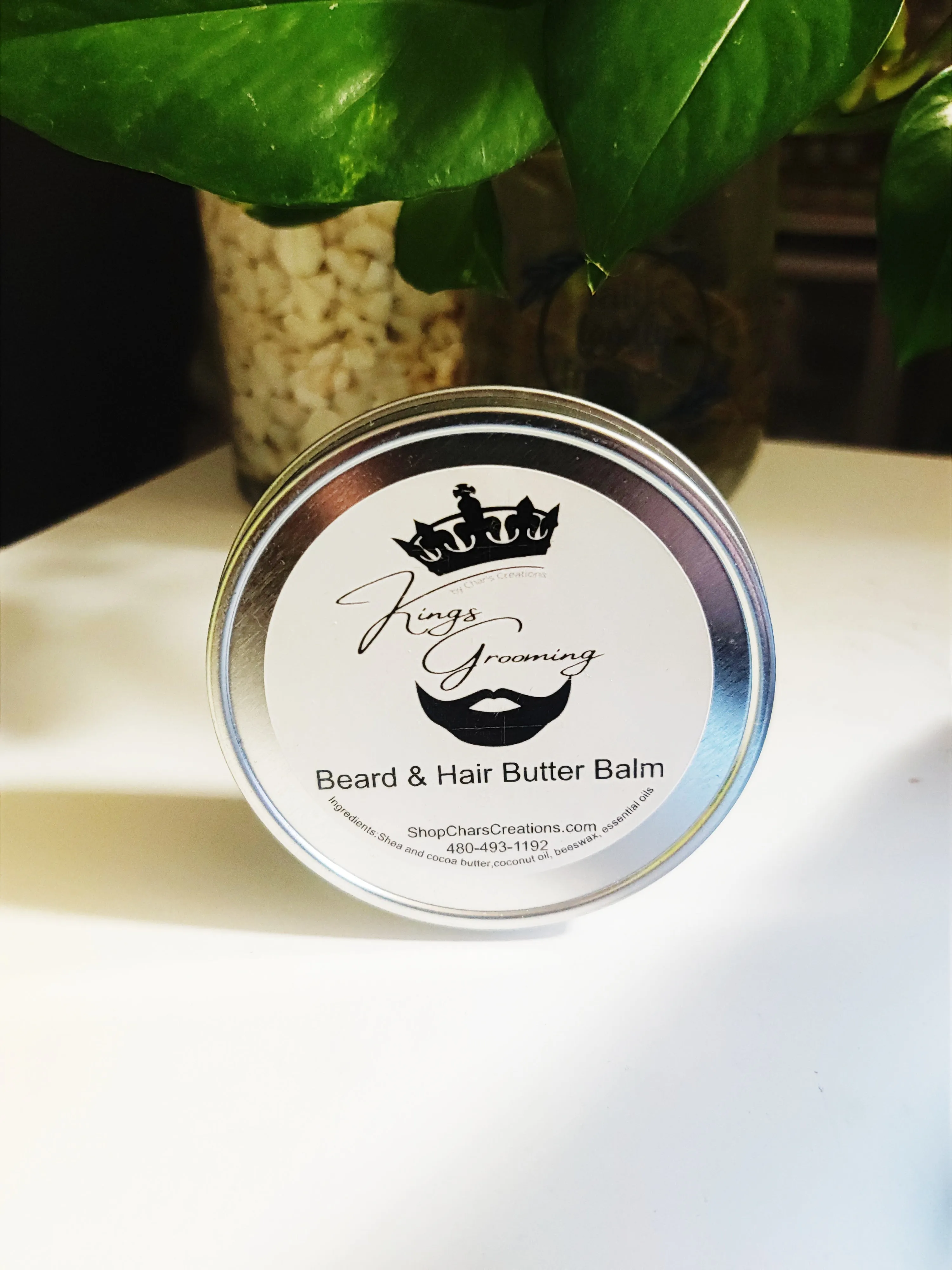 Beard & Hair Butter Balm- Growth, Softness, Hold & Manageability