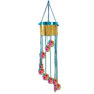Beistle Hibiscus Flower Shimmering Spiral - Party Supply Decoration for Luau