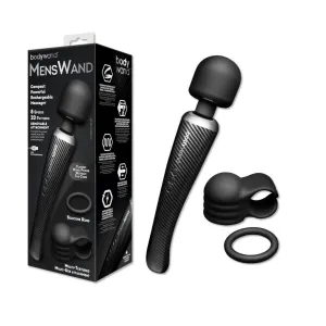 Bodywand – Mens Rechargeable Wand with Accessories - Black