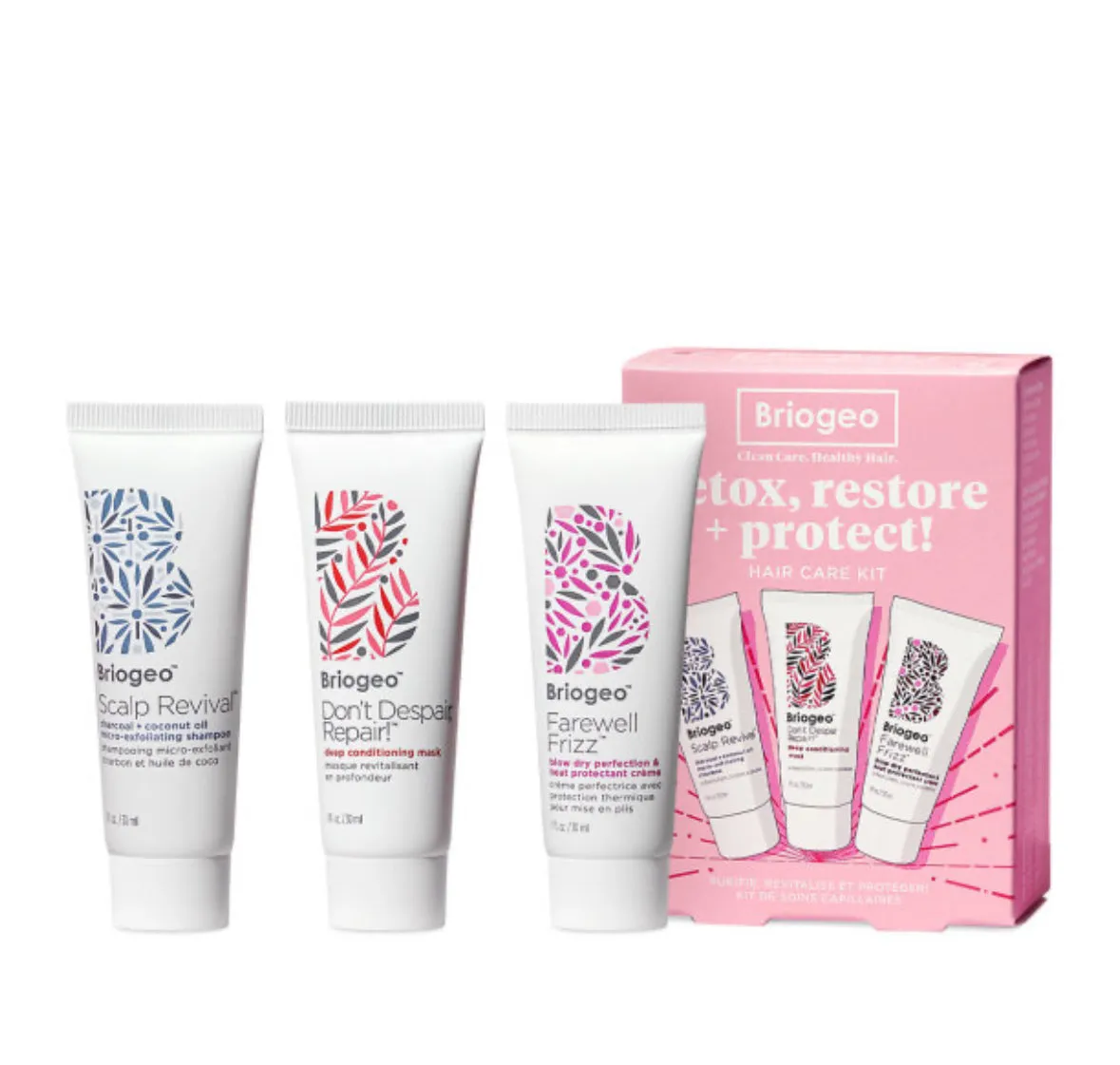 Briogeo Detox, Restore   Protect Hair Set