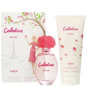 Cabotine Rose Duo 2 Pc Gift Set (3.4 oz Eau de Toilette Spray   6.7 oz Body Lotion) for Women