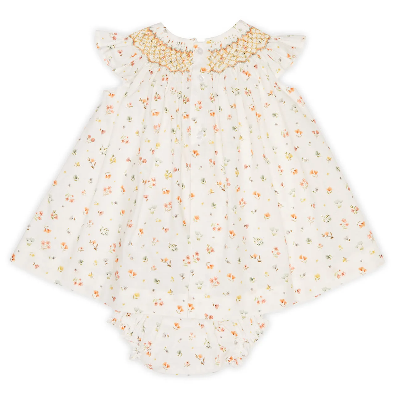 CADENZA HAND-SMOCKED BABY SET