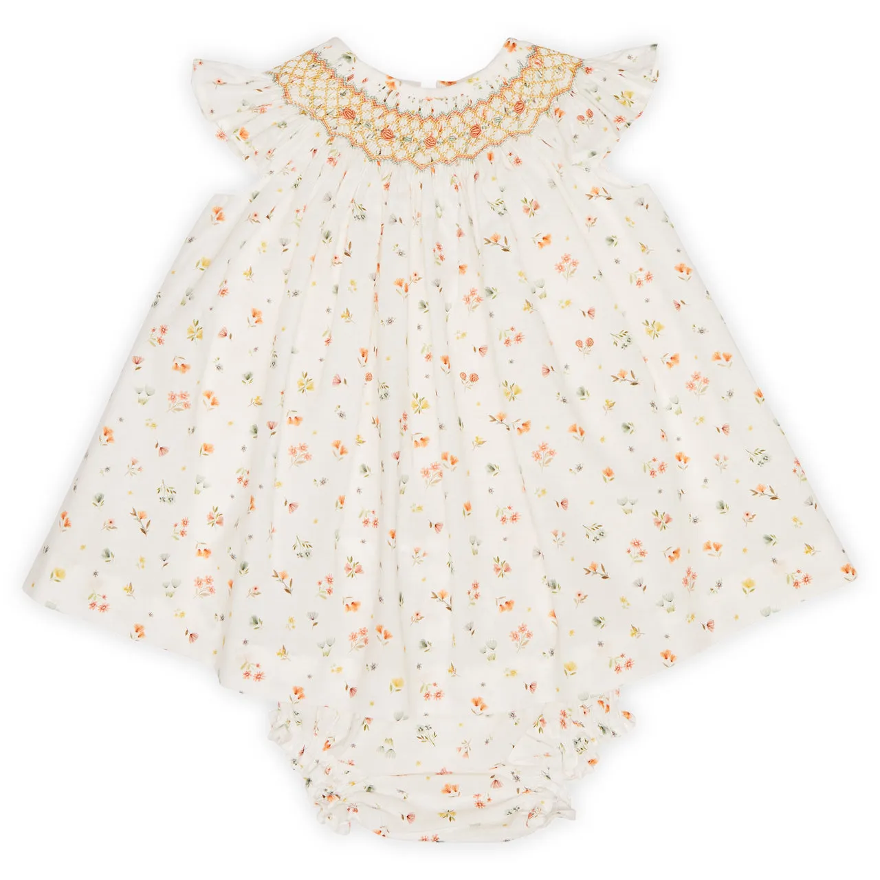 CADENZA HAND-SMOCKED BABY SET