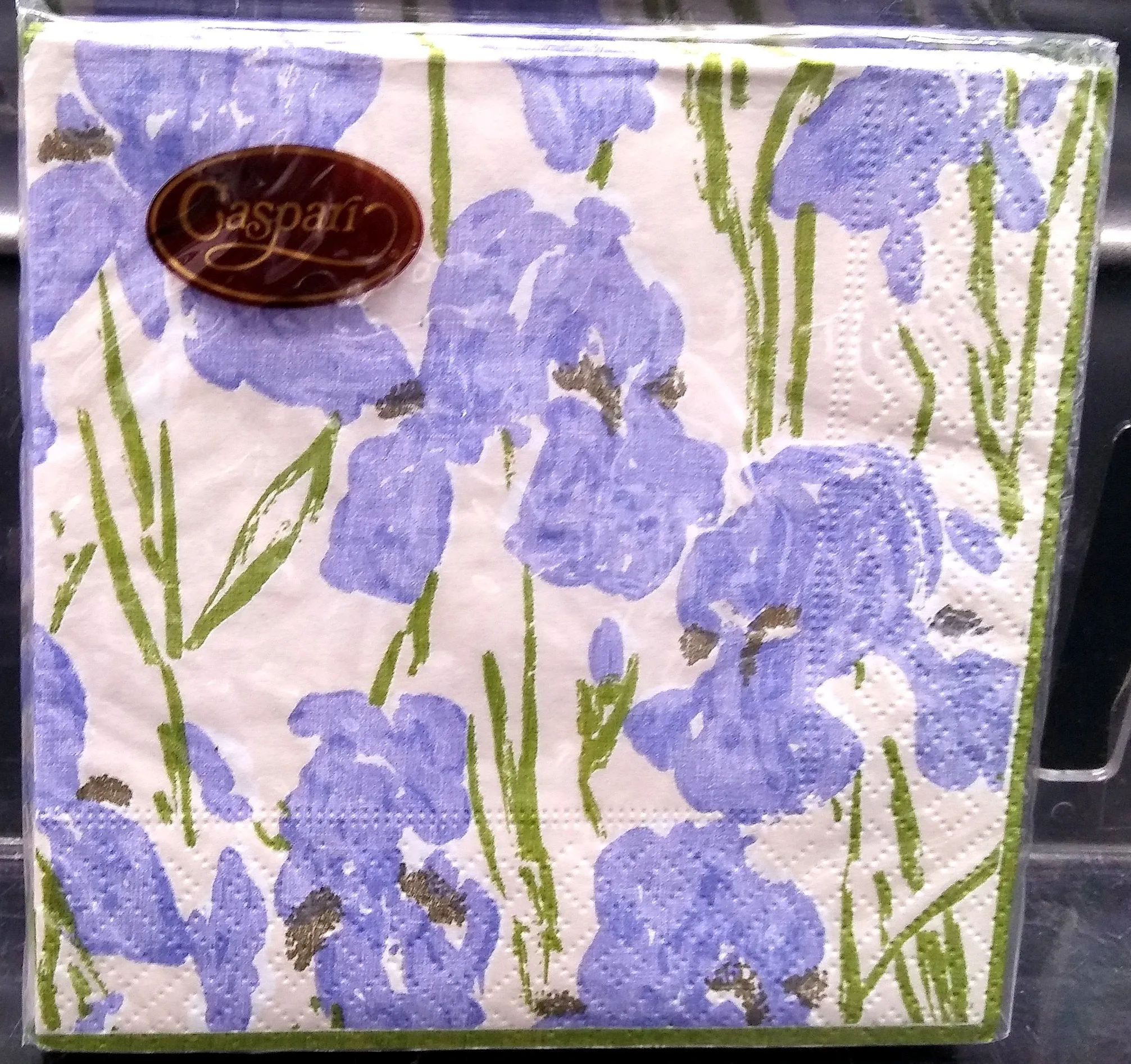 CASPARI IRIS PAPER BEVERAGE NAPKINS