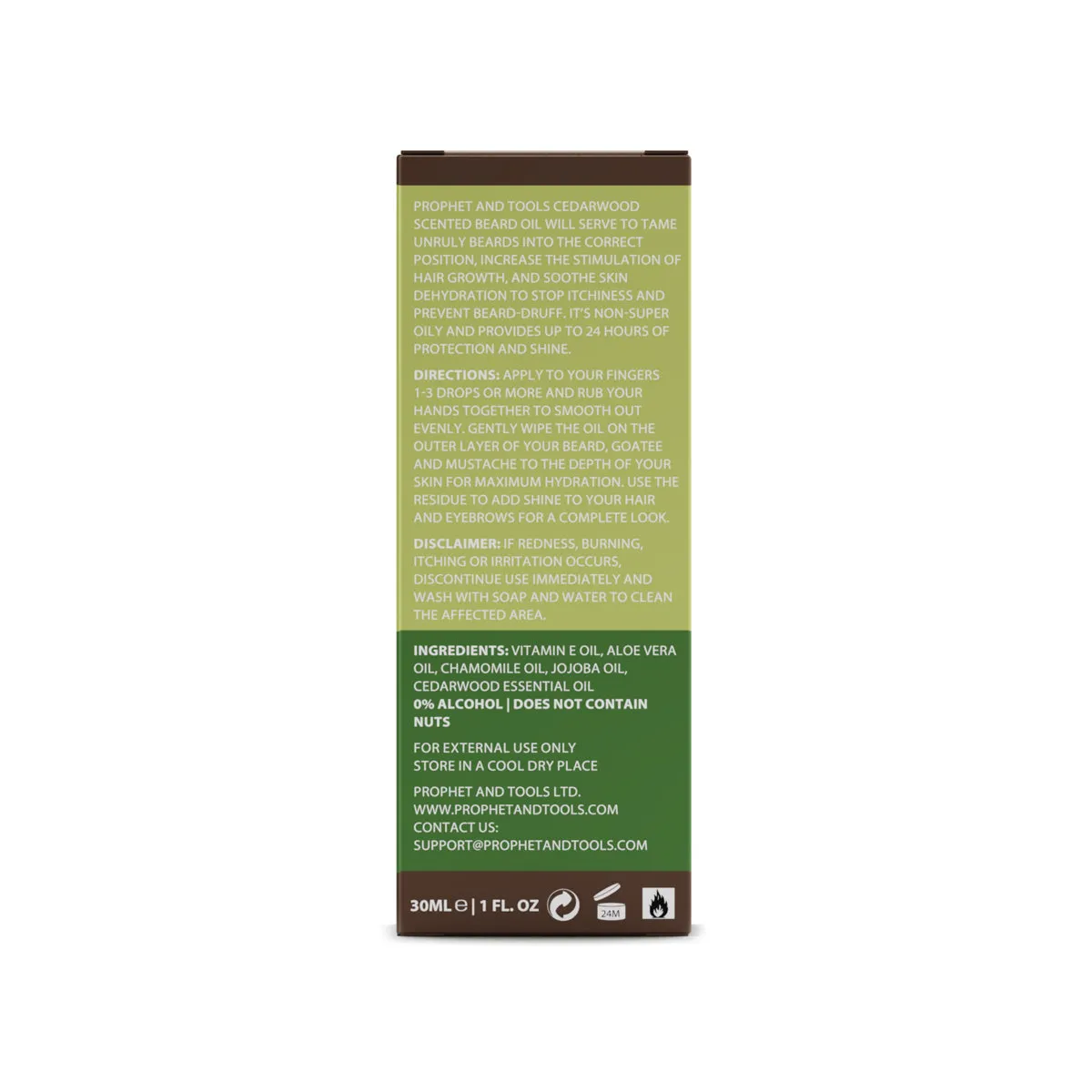 Cedarwood Beard Oil 1oz