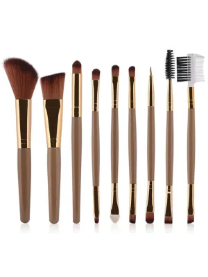 Cheap  9 Pcs Makeup Brushes Set