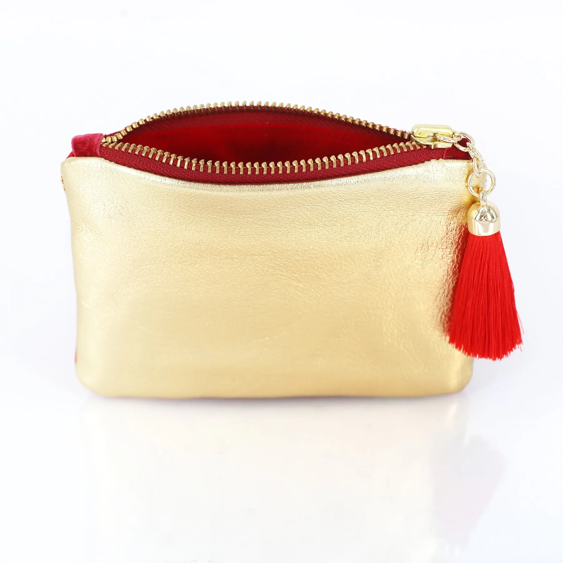 Chinese Goldwork Embroidery Kwan Kwa Pouch   Cufflinks Set - Wedding Gift Set【裙褂手袋】
