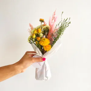Classic Dried Flower Mini Bouquet: Bright