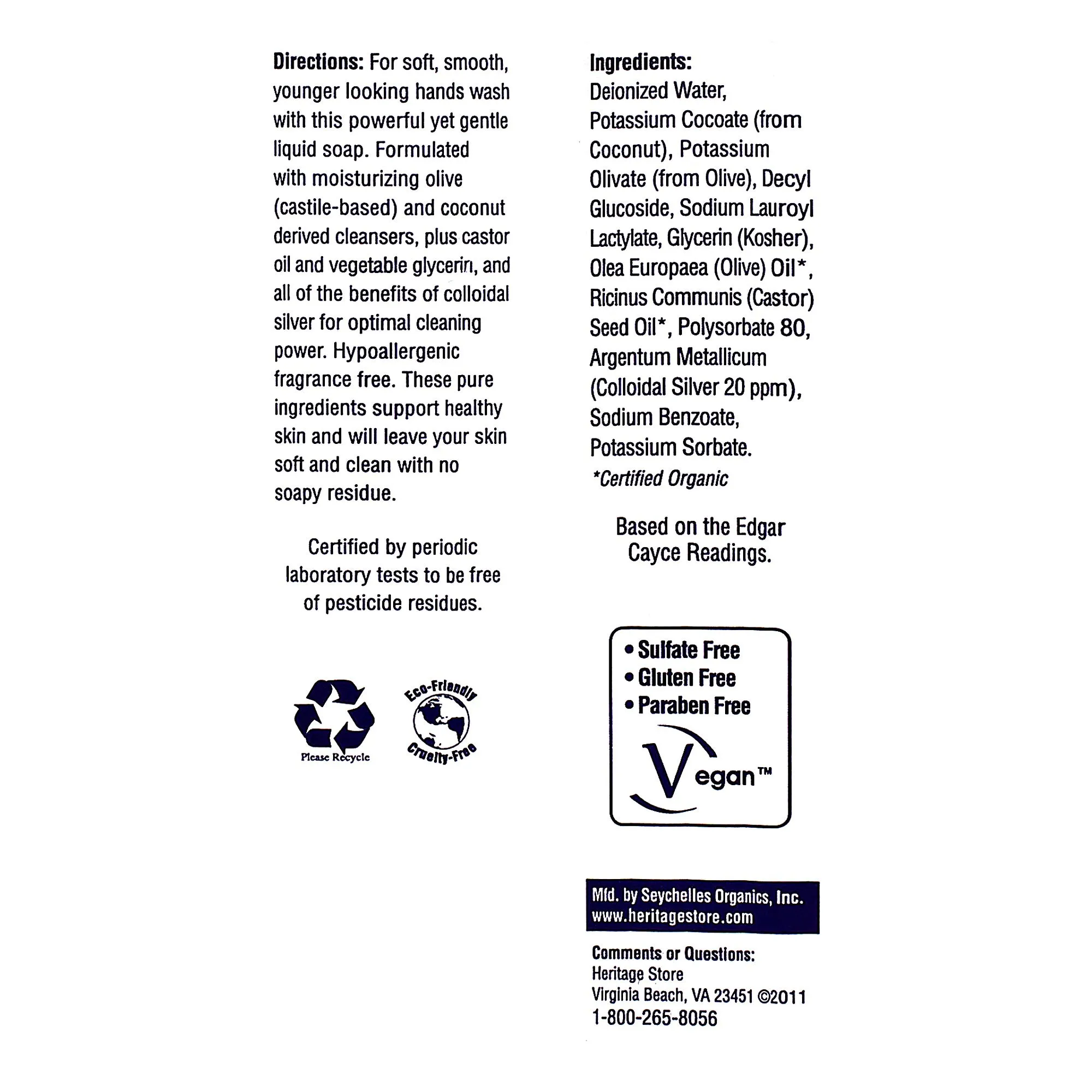 Colloidal Silver Foaming Soap (Fragrance Free)
