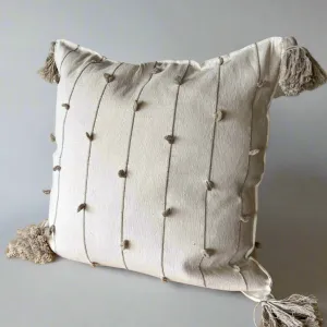 Cotton Tassel Pillow № 2