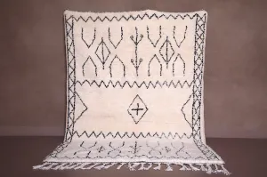 Custom Moroccan rug - Beni ourain handmade rug - Azilal rug