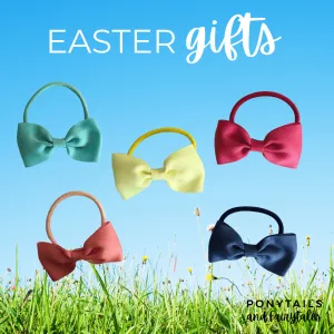 Easter Bowtie Hair Tie Set