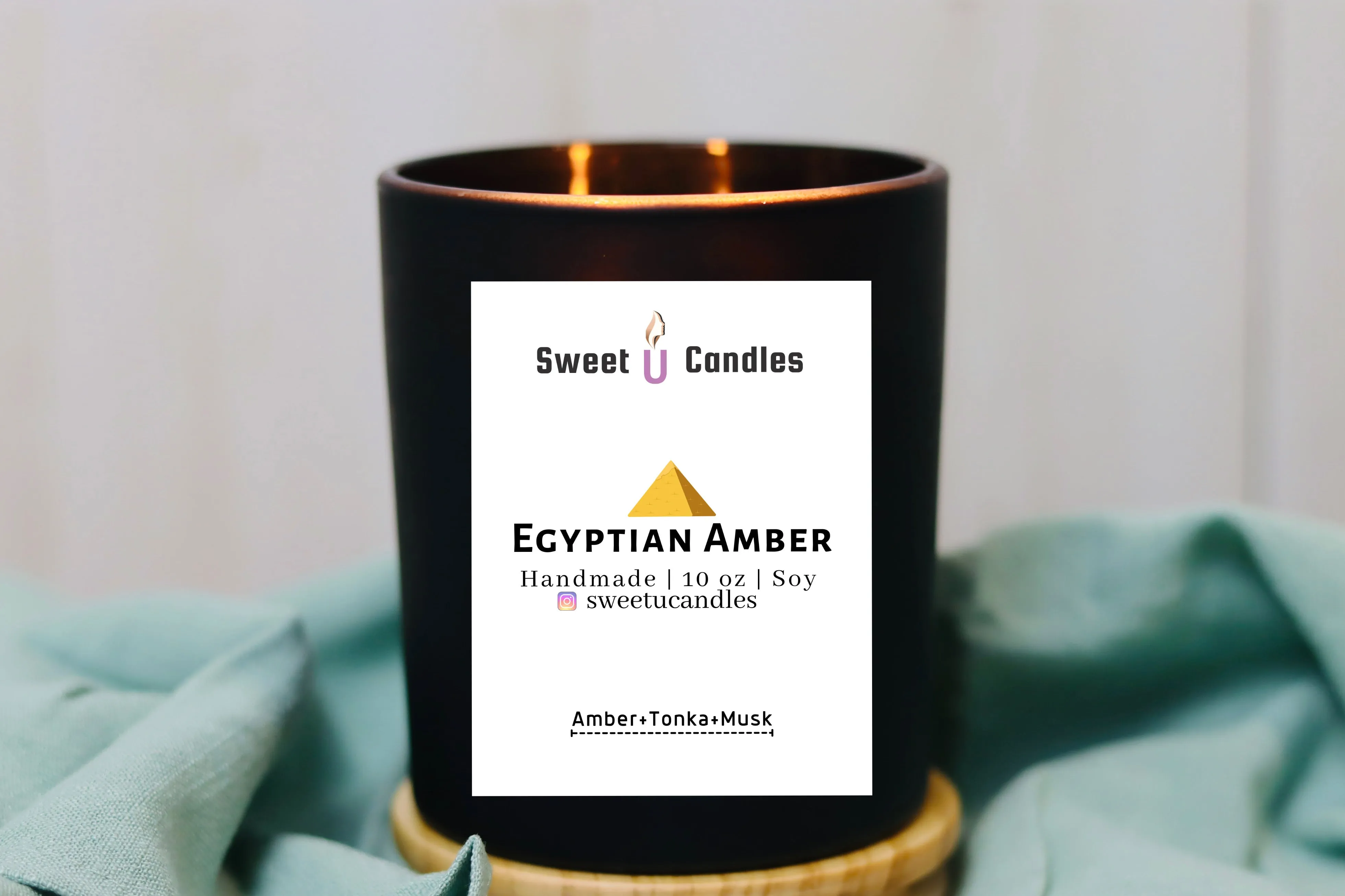 Egyptian Amber Candle