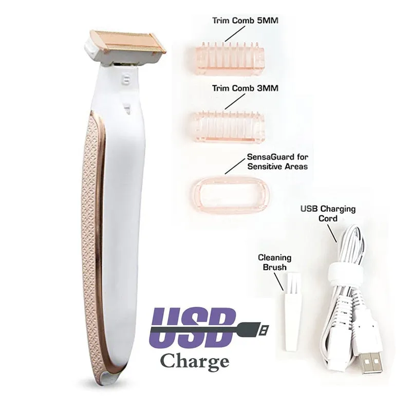 Electric Lady Shaver Razor Flawless Body Hair Shaver Painless Bikini Trimmer