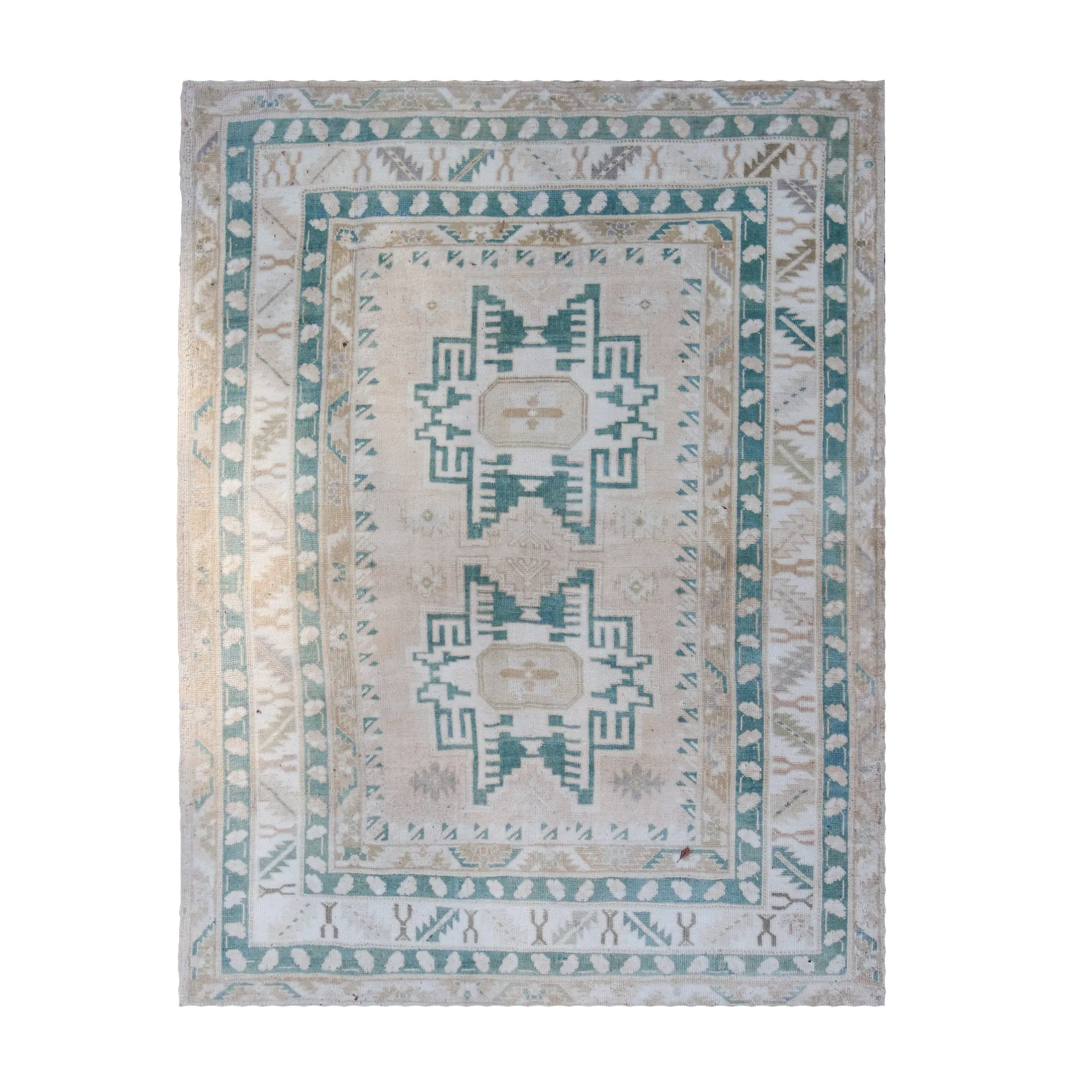 ER07 Handwoven Vintage Rug 4'7x6'7