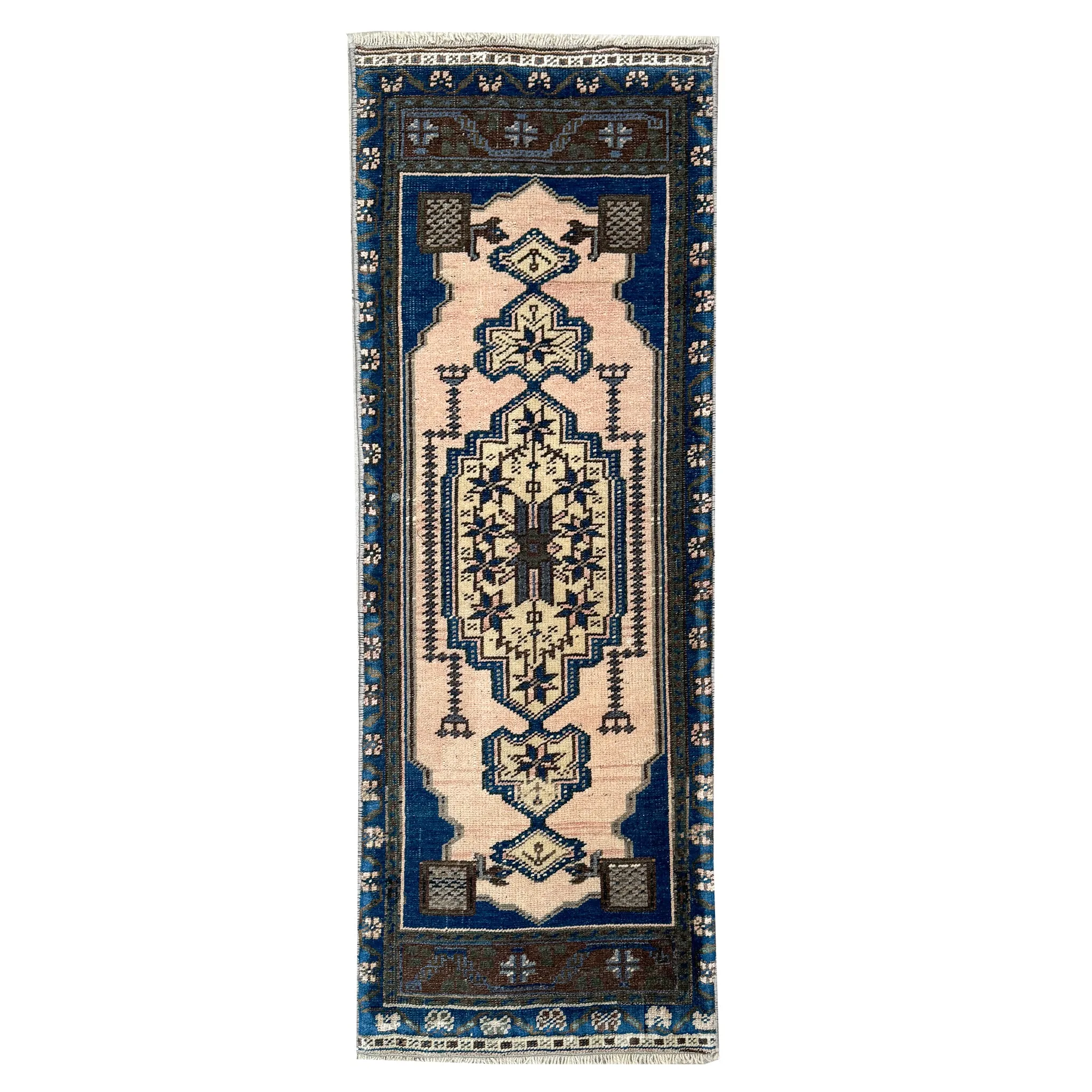 ER25 Handwoven Vintage Rug 1'5x4