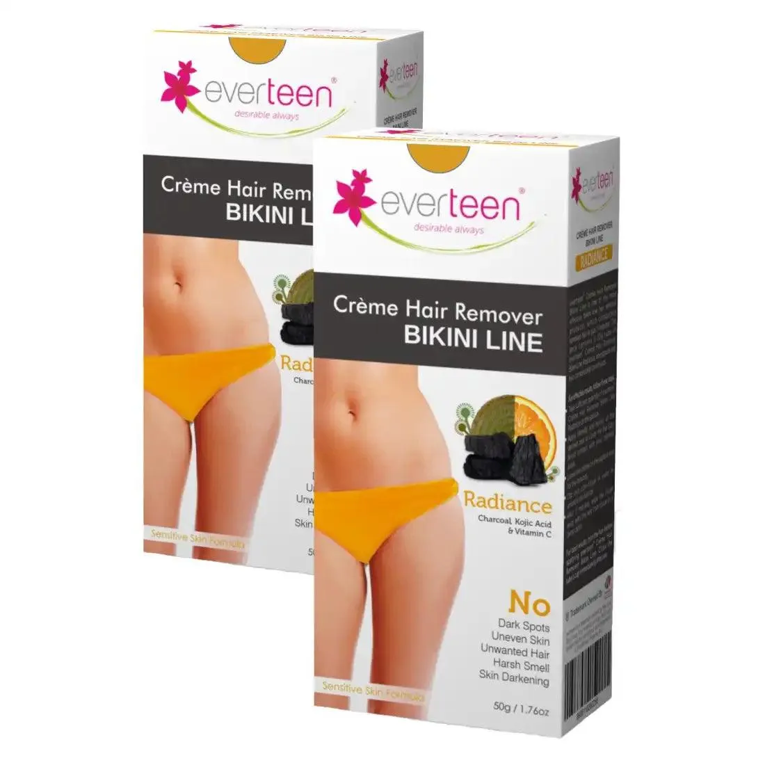 everteen RADIANCE Bikini Line Hair Remover Creme - 50 g